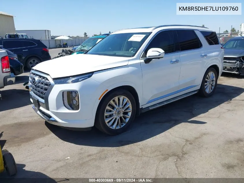 KM8R5DHE7LU109760 2020 Hyundai Palisade Limited