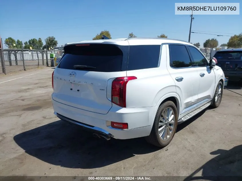 KM8R5DHE7LU109760 2020 Hyundai Palisade Limited