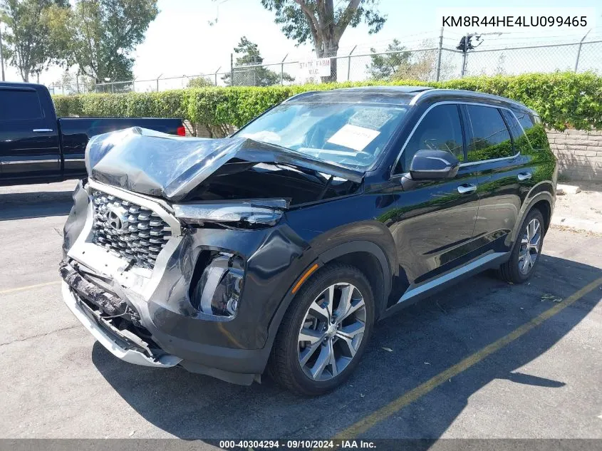 2020 Hyundai Palisade Sel VIN: KM8R44HE4LU099465 Lot: 40304294