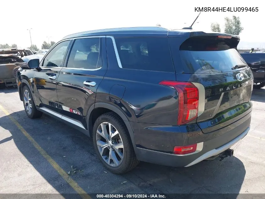 2020 Hyundai Palisade Sel VIN: KM8R44HE4LU099465 Lot: 40304294