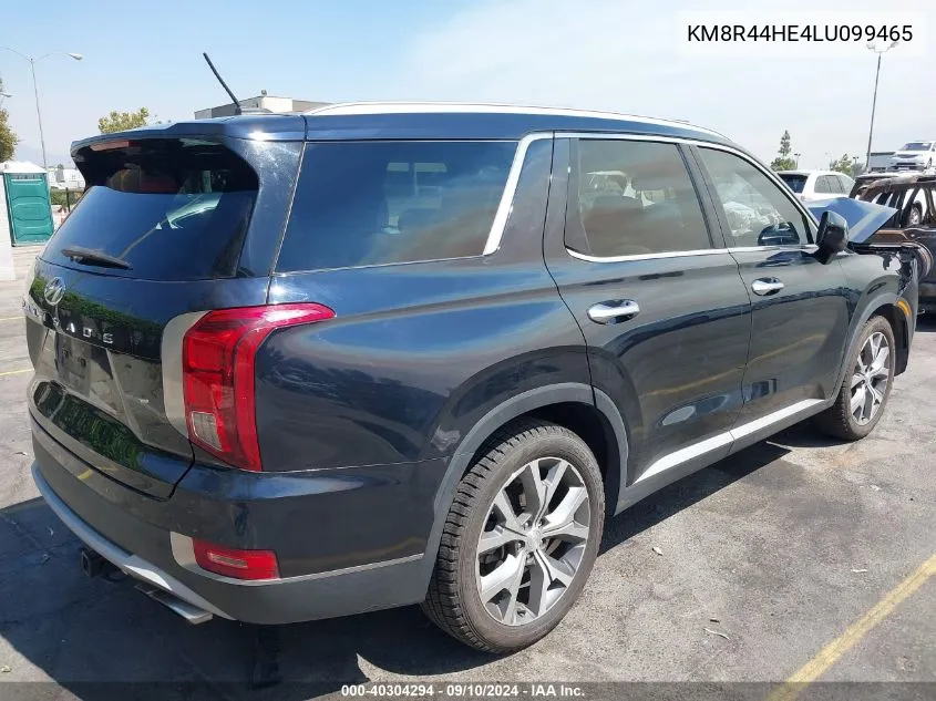 KM8R44HE4LU099465 2020 Hyundai Palisade Sel