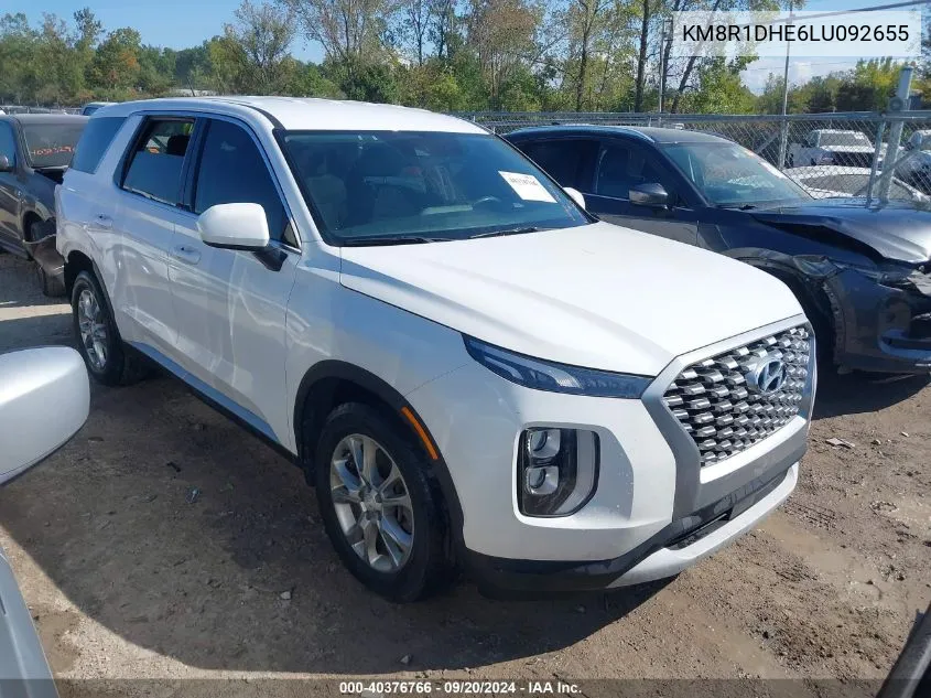 2020 Hyundai Palisade Se VIN: KM8R1DHE6LU092655 Lot: 40376766