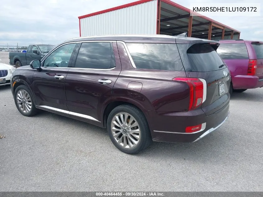 KM8R5DHE1LU109172 2020 Hyundai Palisade Limited