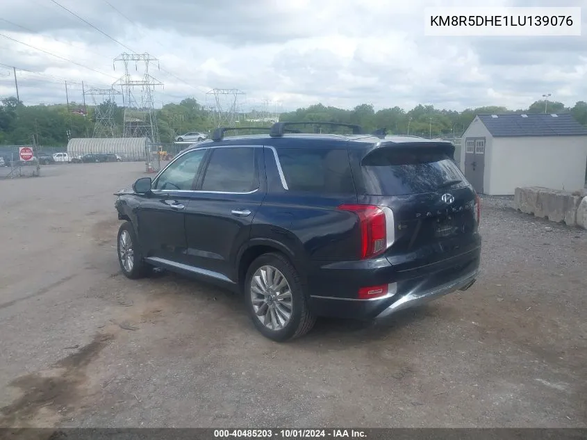 2020 Hyundai Palisade Limited VIN: KM8R5DHE1LU139076 Lot: 40485203