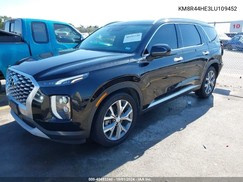 KM8R44HE3LU109452 2020 Hyundai Palisade Sel