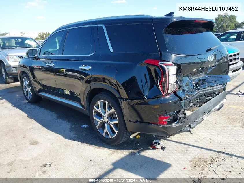 KM8R44HE3LU109452 2020 Hyundai Palisade Sel