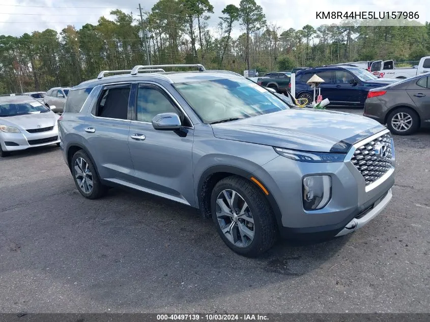 2020 Hyundai Palisade Sel VIN: KM8R44HE5LU157986 Lot: 40497139