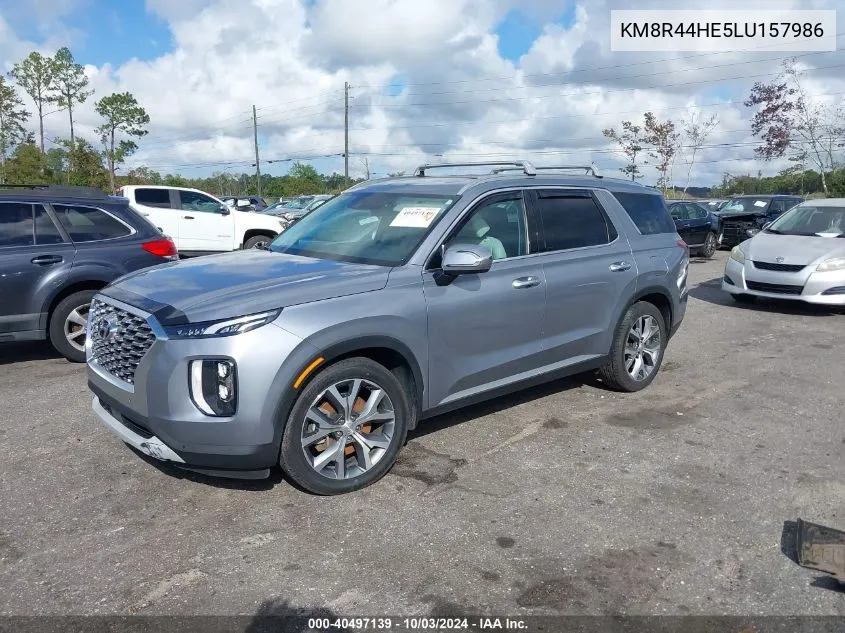 2020 Hyundai Palisade Sel VIN: KM8R44HE5LU157986 Lot: 40497139