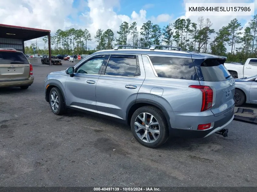 2020 Hyundai Palisade Sel VIN: KM8R44HE5LU157986 Lot: 40497139