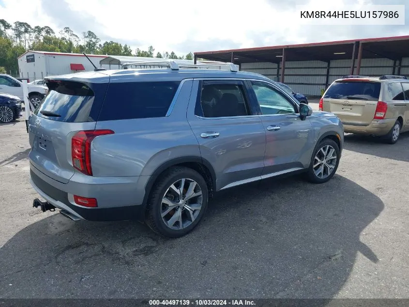 2020 Hyundai Palisade Sel VIN: KM8R44HE5LU157986 Lot: 40497139