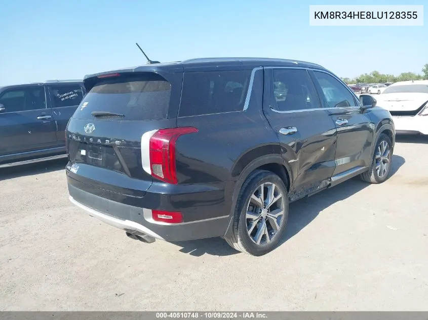 2020 Hyundai Palisade Sel VIN: KM8R34HE8LU128355 Lot: 40510748