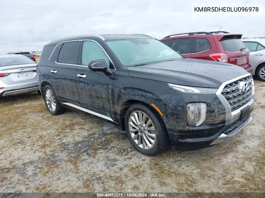 2020 Hyundai Palisade Limited VIN: KM8R5DHE0LU096978 Lot: 40512277