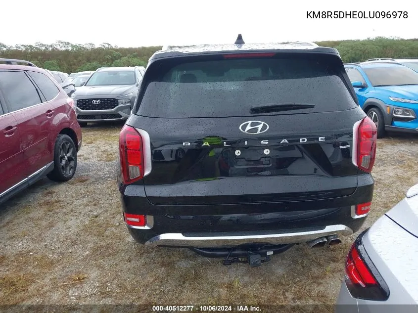 2020 Hyundai Palisade Limited VIN: KM8R5DHE0LU096978 Lot: 40512277