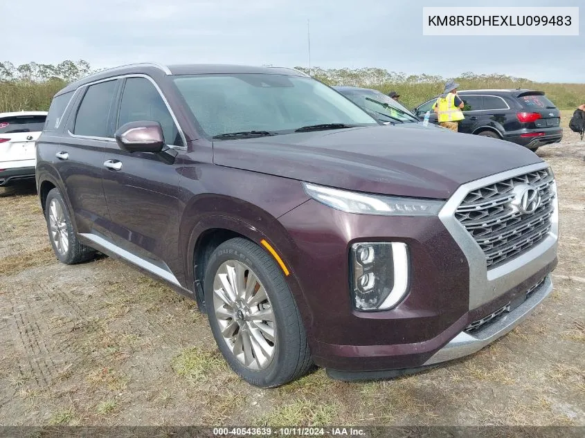 KM8R5DHEXLU099483 2020 Hyundai Palisade Limited