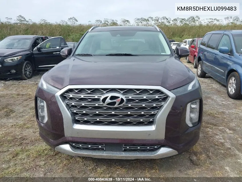 KM8R5DHEXLU099483 2020 Hyundai Palisade Limited