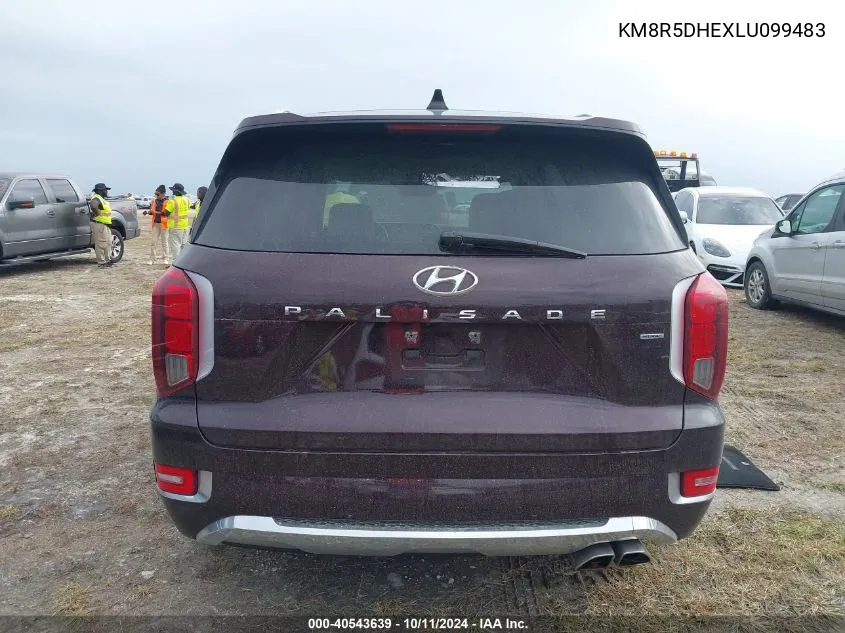 KM8R5DHEXLU099483 2020 Hyundai Palisade Limited