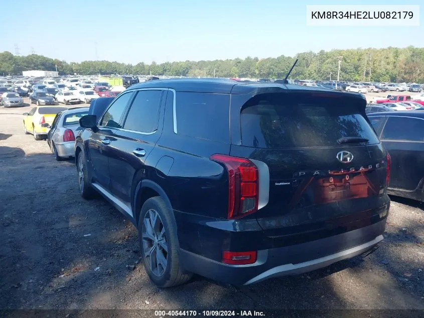 KM8R34HE2LU082179 2020 Hyundai Palisade Sel