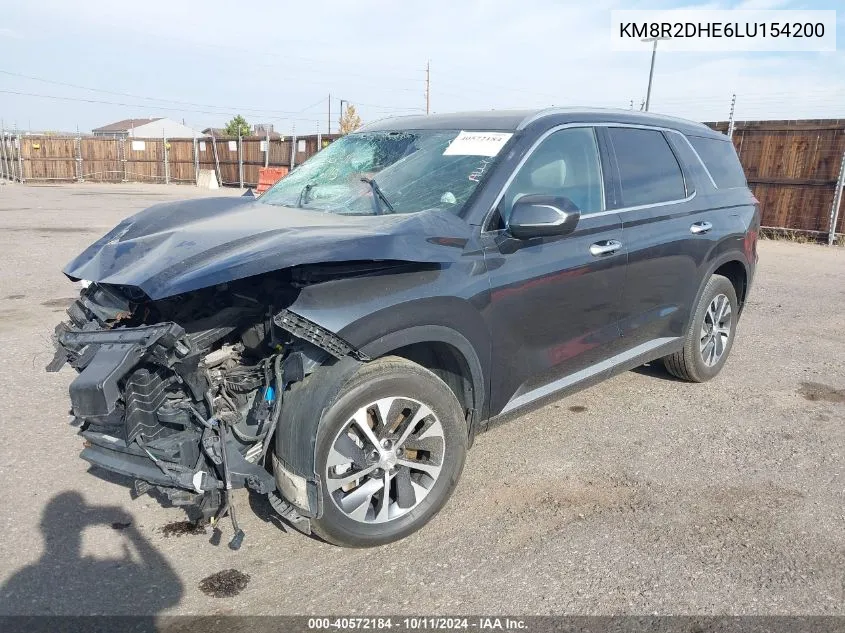 2020 Hyundai Palisade Sel VIN: KM8R2DHE6LU154200 Lot: 40572184