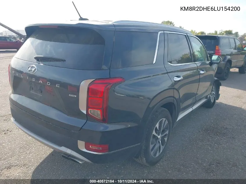 2020 Hyundai Palisade Sel VIN: KM8R2DHE6LU154200 Lot: 40572184