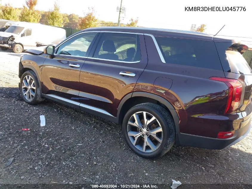 2020 Hyundai Palisade Sel VIN: KM8R3DHE0LU045776 Lot: 40592004