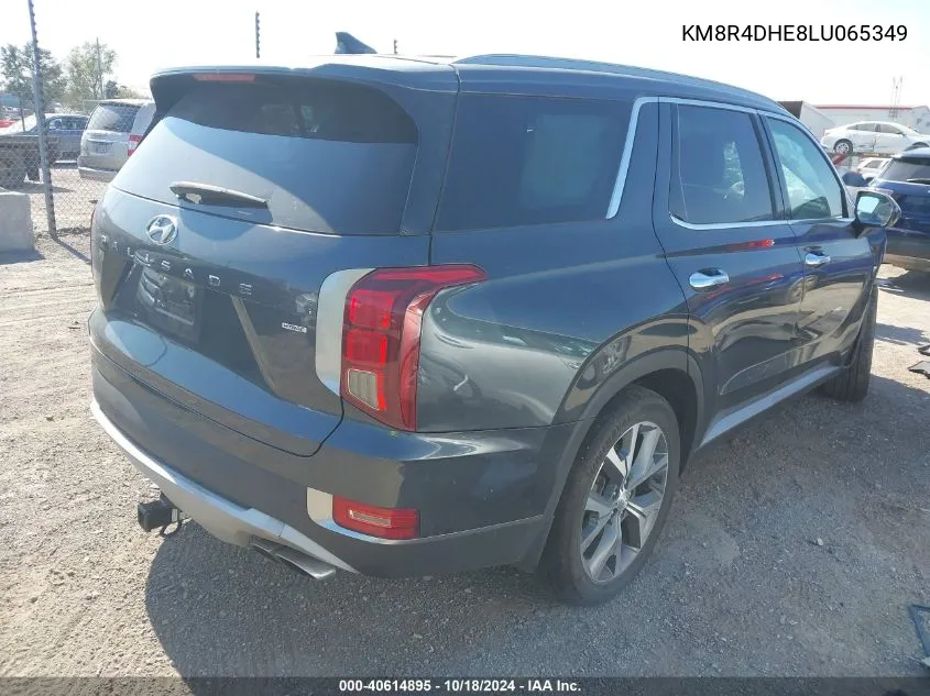 2020 Hyundai Palisade Sel VIN: KM8R4DHE8LU065349 Lot: 40614895