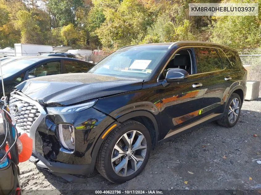 KM8R4DHE8LU103937 2020 Hyundai Palisade Sel