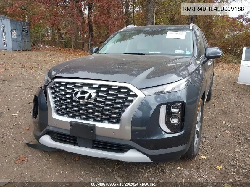 2020 Hyundai Palisade Sel VIN: KM8R4DHE4LU099188 Lot: 40678906