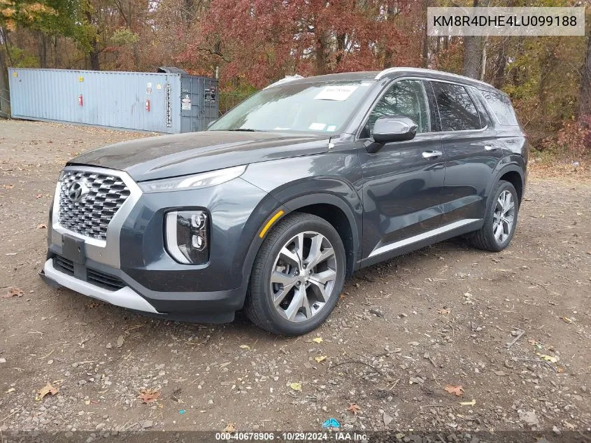 2020 Hyundai Palisade Sel VIN: KM8R4DHE4LU099188 Lot: 40678906