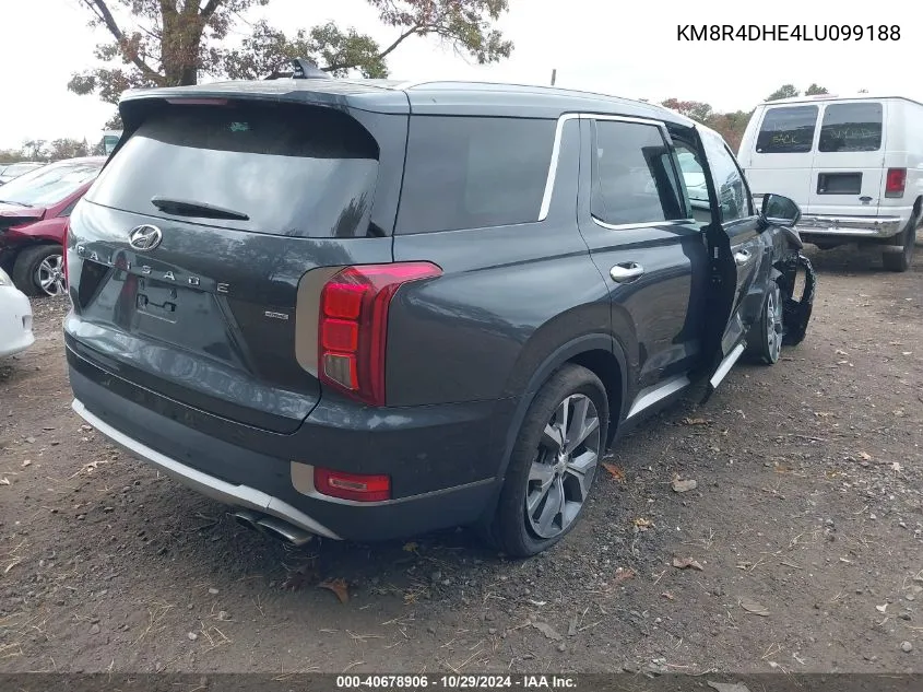 2020 Hyundai Palisade Sel VIN: KM8R4DHE4LU099188 Lot: 40678906