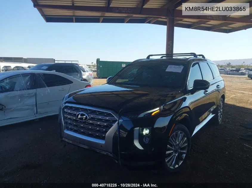 2020 Hyundai Palisade Limited VIN: KM8R54HE2LU033865 Lot: 40715225