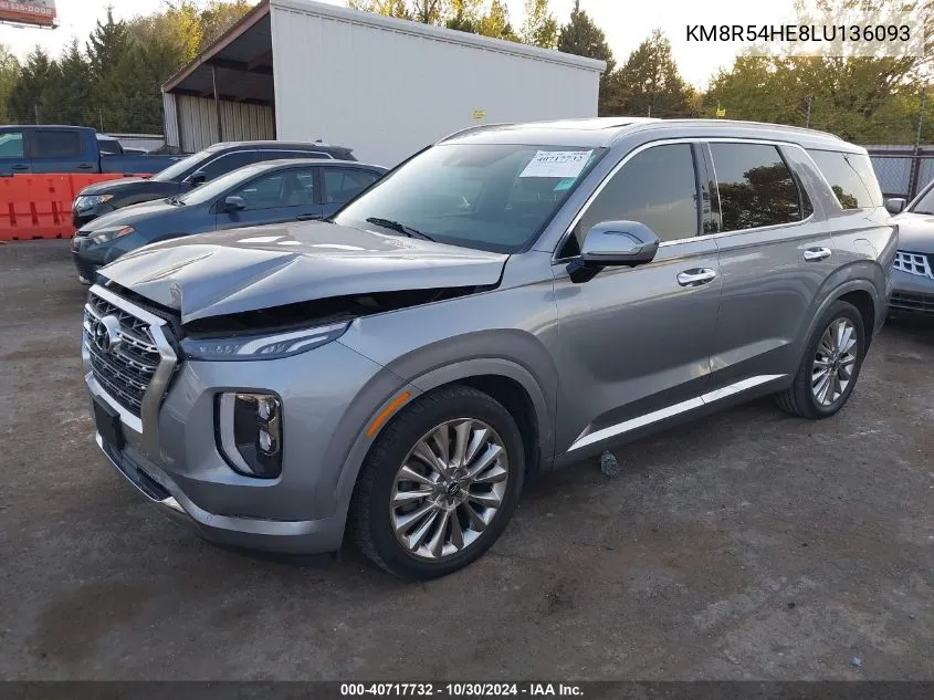 2020 Hyundai Palisade Limited VIN: KM8R54HE8LU136093 Lot: 40717732