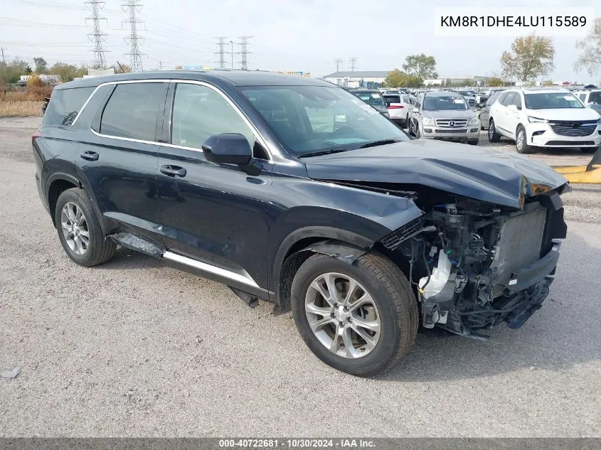 2020 Hyundai Palisade Se VIN: KM8R1DHE4LU115589 Lot: 40722681