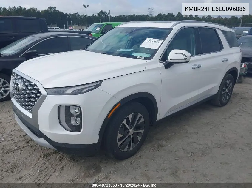 2020 Hyundai Palisade Sel VIN: KM8R24HE6LU096086 Lot: 40723850