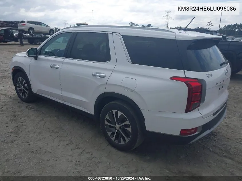 2020 Hyundai Palisade Sel VIN: KM8R24HE6LU096086 Lot: 40723850