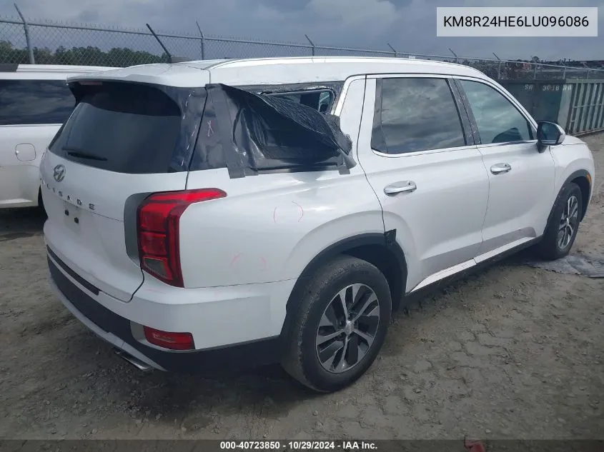 2020 Hyundai Palisade Sel VIN: KM8R24HE6LU096086 Lot: 40723850