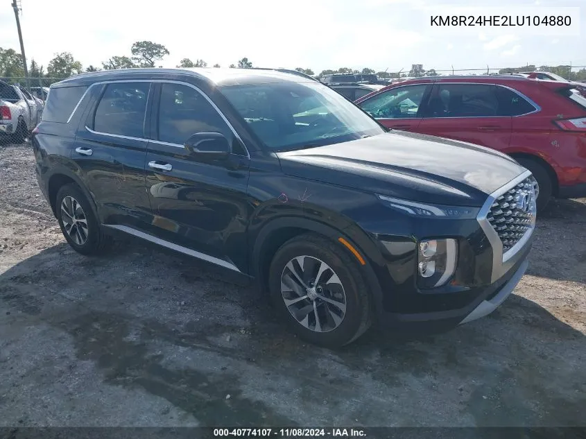 2020 Hyundai Palisade Sel VIN: KM8R24HE2LU104880 Lot: 40774107