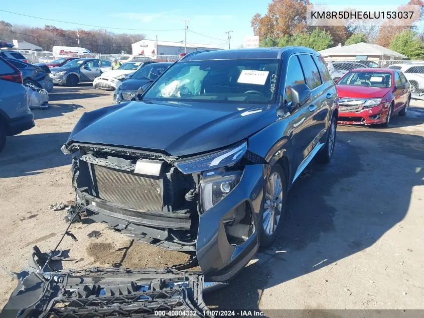 2020 Hyundai Palisade Limited VIN: KM8R5DHE6LU153037 Lot: 40804332