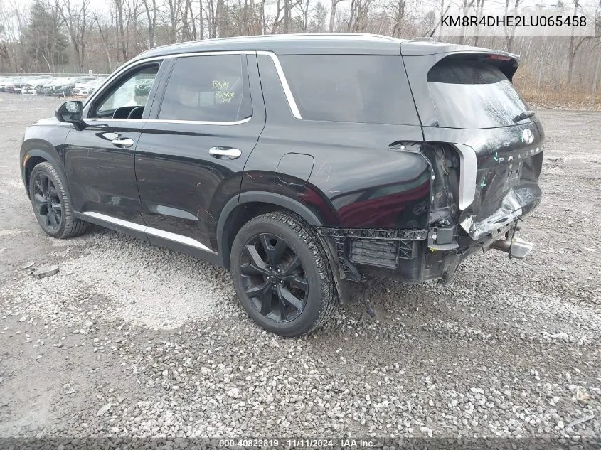 2020 Hyundai Palisade Sel VIN: KM8R4DHE2LU065458 Lot: 40822819