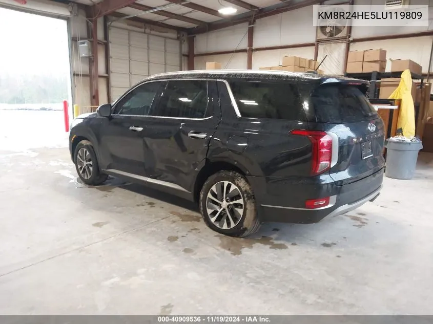 2020 Hyundai Palisade Sel VIN: KM8R24HE5LU119809 Lot: 40909536