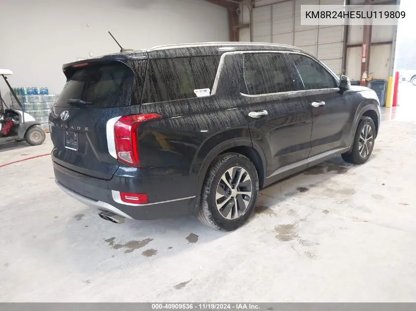 2020 Hyundai Palisade Sel VIN: KM8R24HE5LU119809 Lot: 40909536