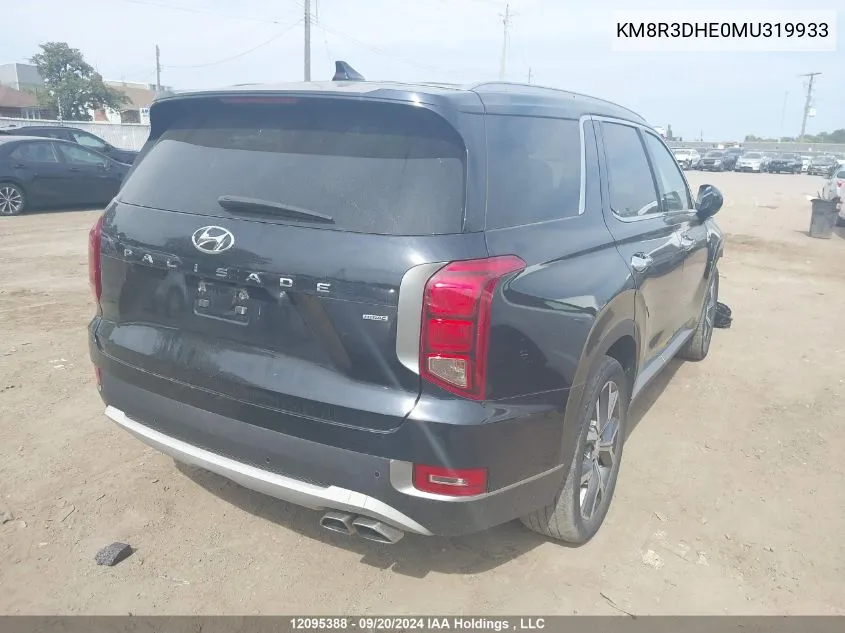 KM8R3DHE0MU319933 2021 Hyundai Palisade