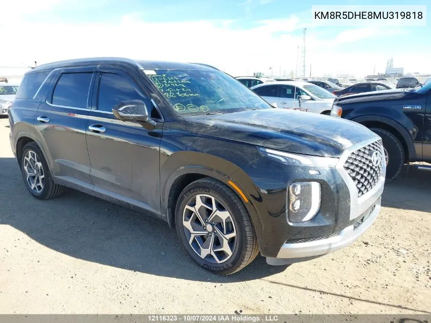 2021 Hyundai Palisade Limited VIN: KM8R5DHE8MU319818 Lot: 12116323