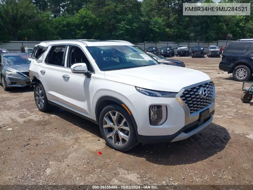 2021 Hyundai Palisade Sel VIN: KM8R34HE9MU284521 Lot: 39335465