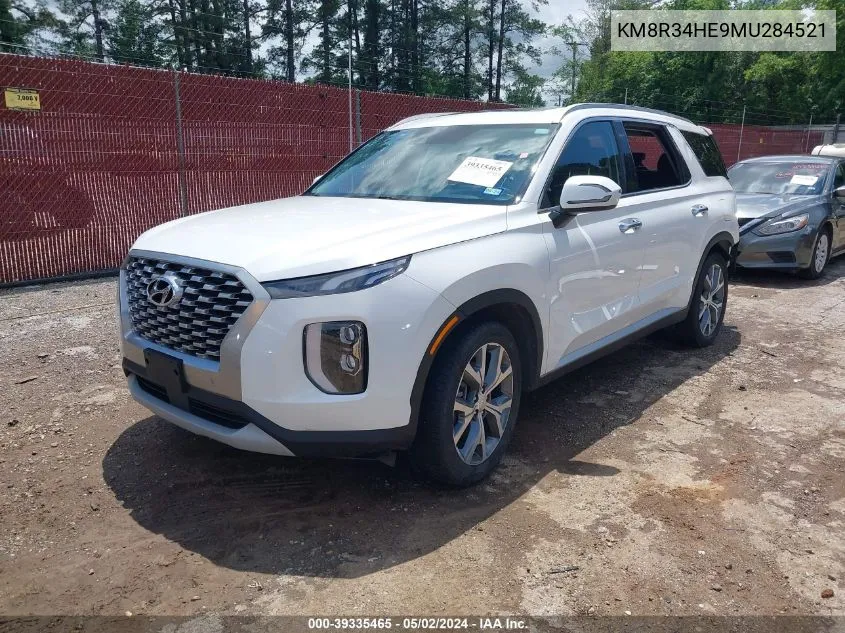 2021 Hyundai Palisade Sel VIN: KM8R34HE9MU284521 Lot: 39335465