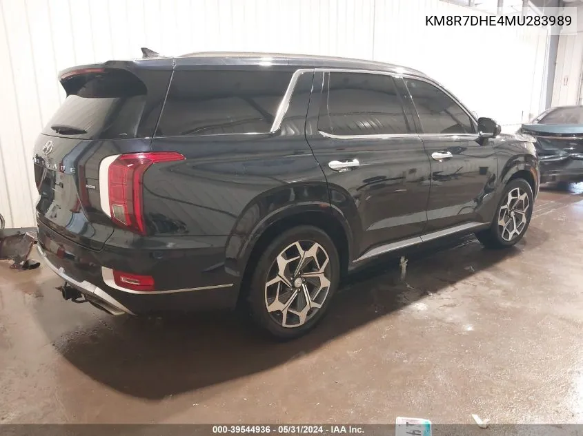 KM8R7DHE4MU283989 2021 Hyundai Palisade Calligraphy