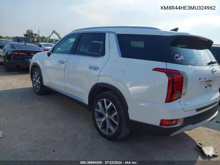 KM8R44HE3MU324962 2021 Hyundai Palisade Sel