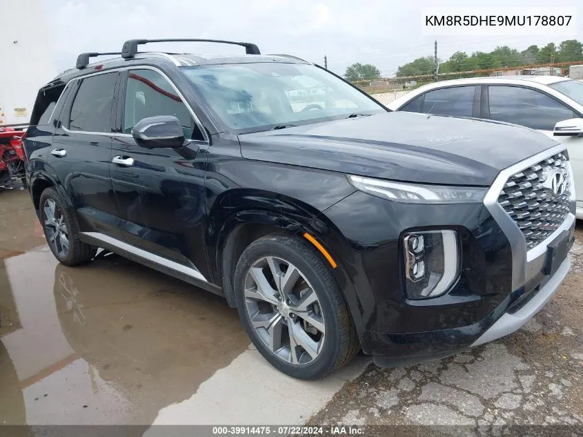 KM8R5DHE9MU178807 2021 Hyundai Palisade Limited