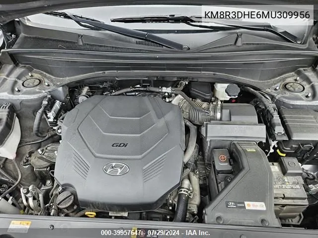 KM8R3DHE6MU309956 2021 Hyundai Palisade Sel