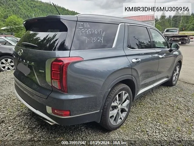 KM8R3DHE6MU309956 2021 Hyundai Palisade Sel