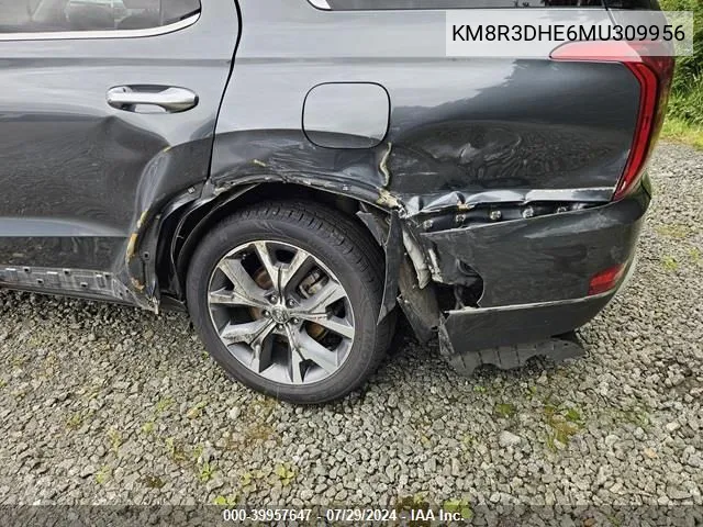 KM8R3DHE6MU309956 2021 Hyundai Palisade Sel